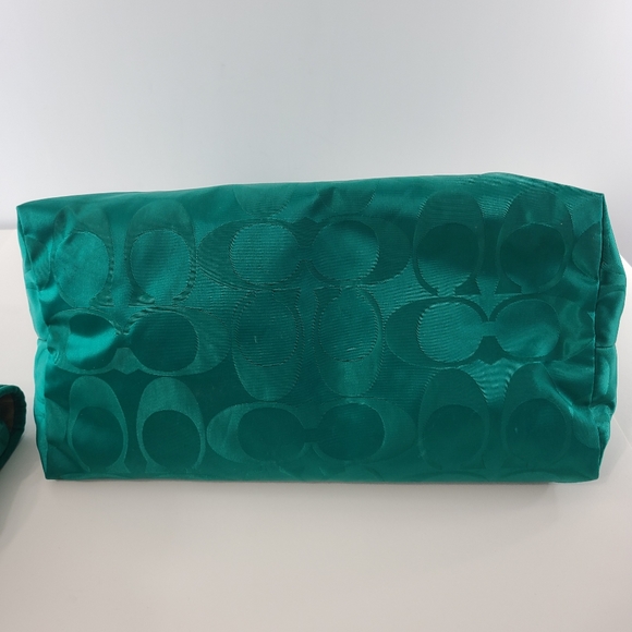 🦃Coach Packable Travel Tote Makeup Bag Hanging Toiletry Collapsible Bag Set - Picture 2 of 16